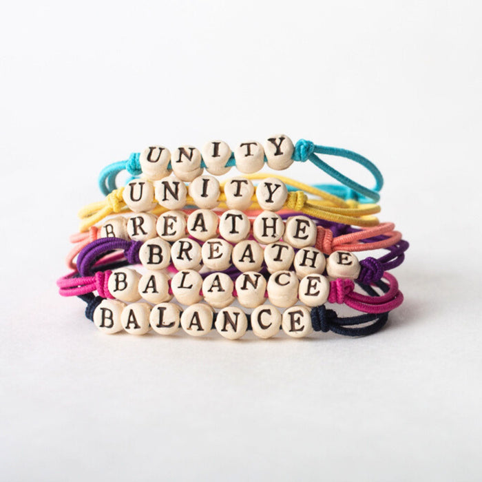Friendship Bracelets on Elastic Cord
