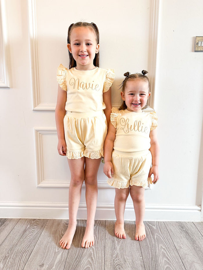 Frill Short Set