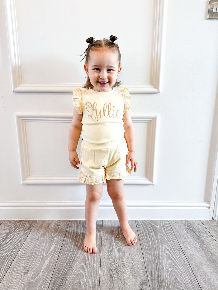 Frill Short Set