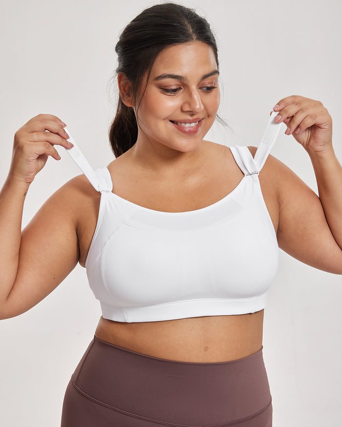 Front Adjustable Wireless Sports Bra
