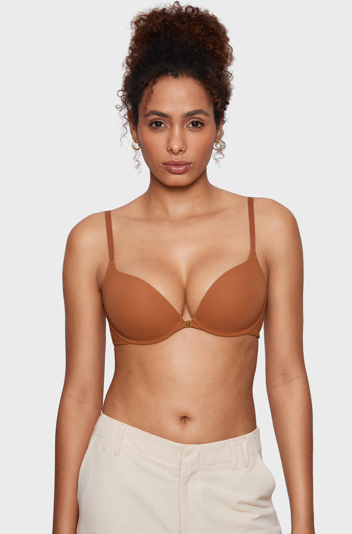 Front Closure T-shirt Bra