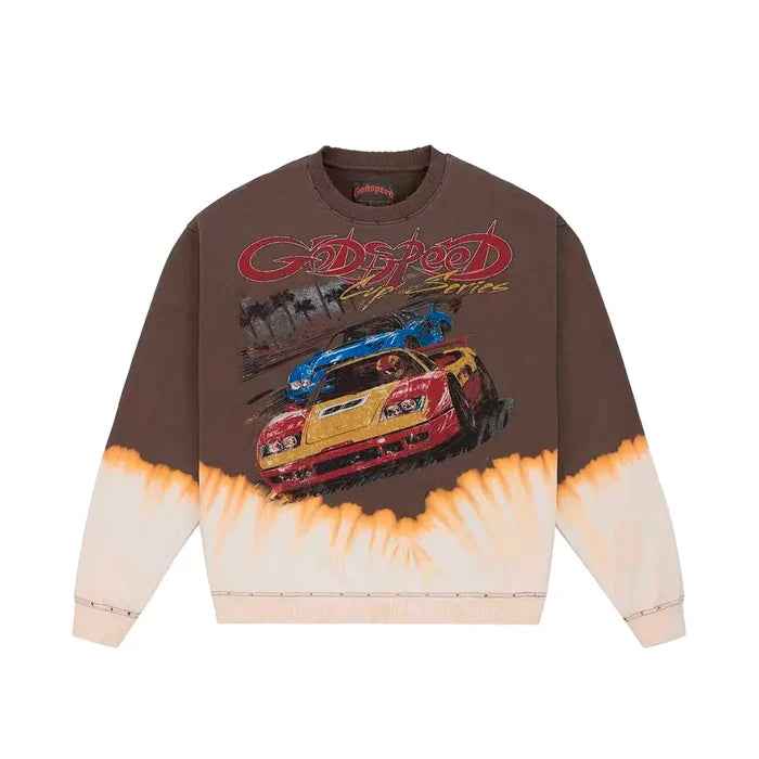 F.T.W Sweatshirt 'Brown Bleached Wash'