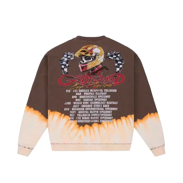 F.T.W Sweatshirt 'Brown Bleached Wash'