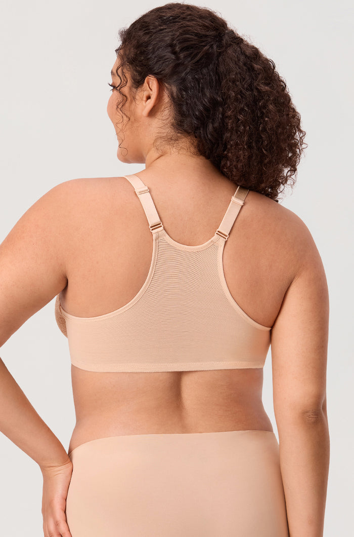 Full Coverage Front Closure Racerback Lace Bra
