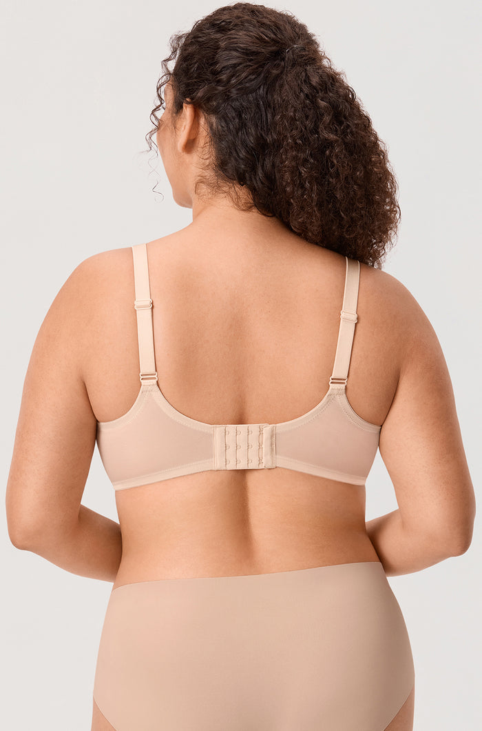 Full Coverage Sheer Mesh Lace Bra