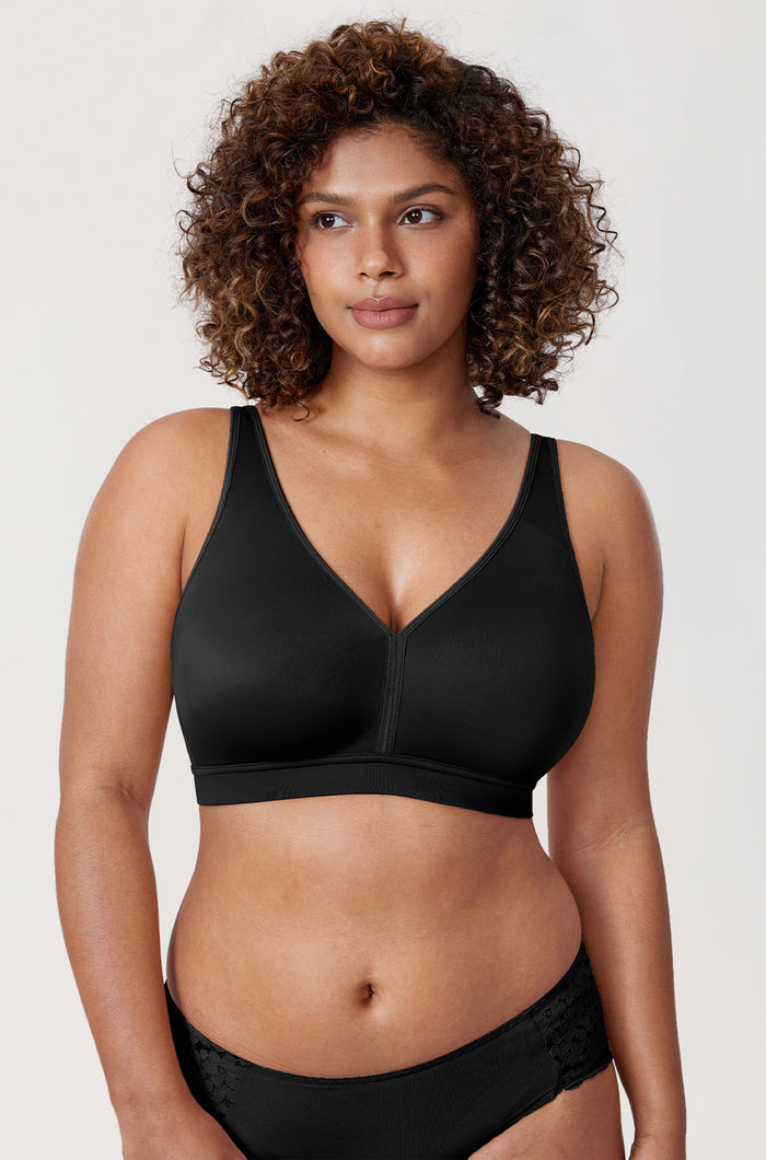 Women's Full Coverage Wireless Unlined Bra Rose White