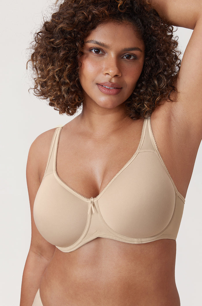 Women's Full Cup Contour Bra Building Grey