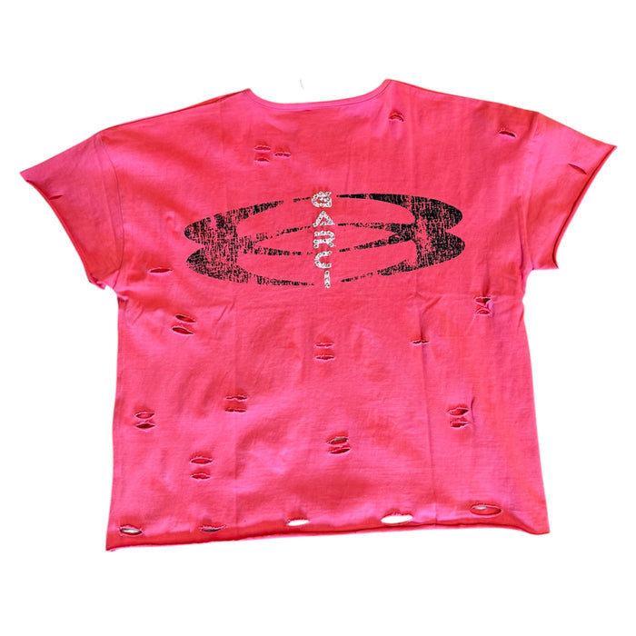 Garciago Distressed T-Shirt ‘Red’