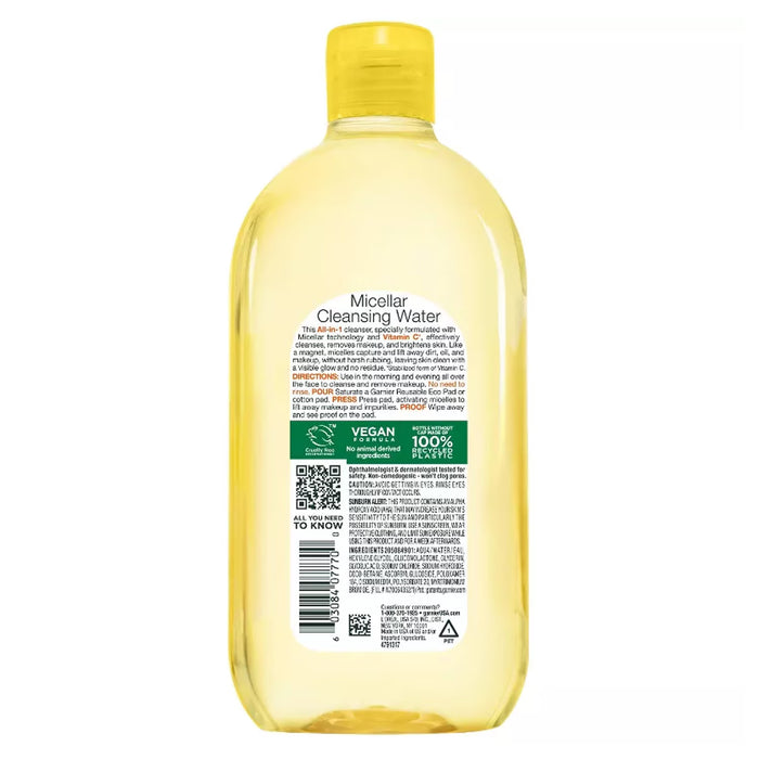 Garnier Vitamin C Micellar Cleansing Water - 23.7 oz - 6 Pack