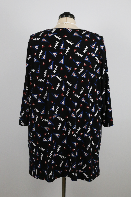 Geometrical print tunic