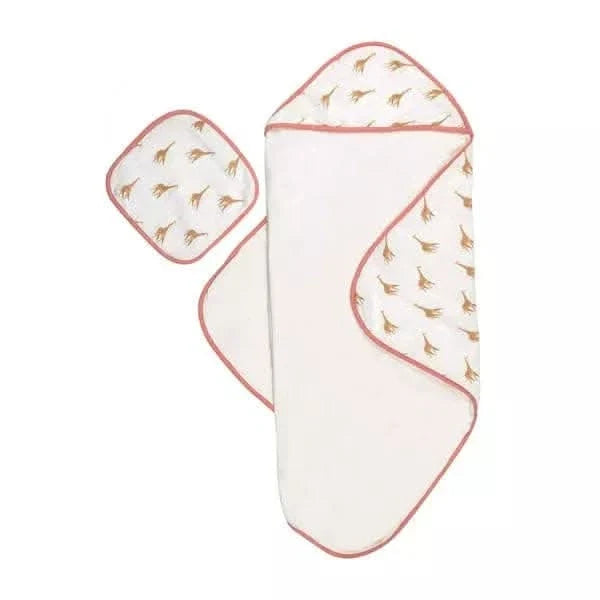 giraffe hooded towel