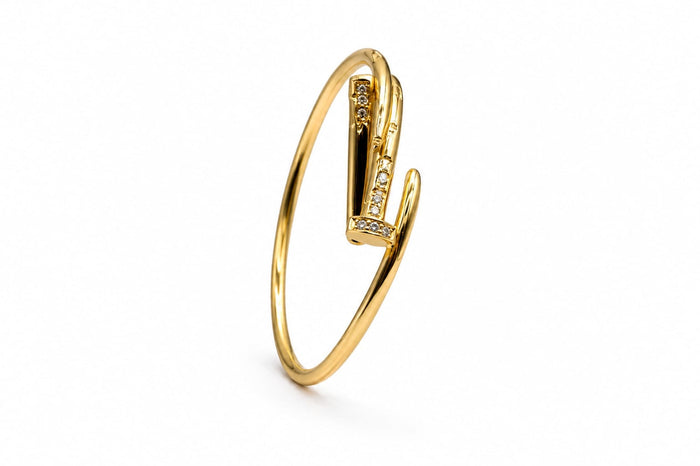 Gold Plated Adjustable Kada for Women
