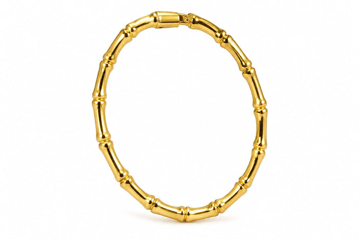 Gold Plated Bamboo Design Kada for Women