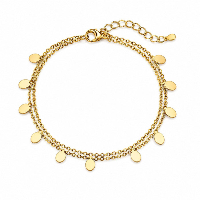 Gold Plated Charm Bracelet for Women - ANS Billion
