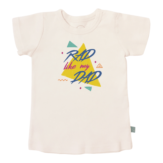 Baby graphic tee | rad like my dad finn + emma