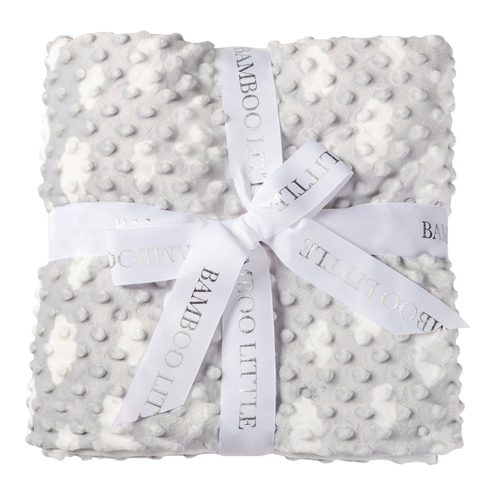 gray baby blanket
