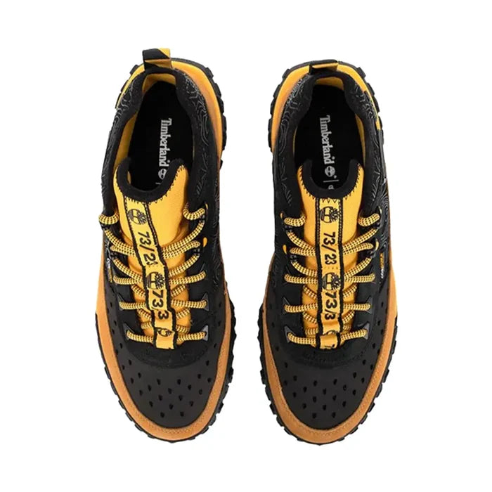 Greenstride Motion 6 Super Oxford Shoes 'Jet Black Wheat'