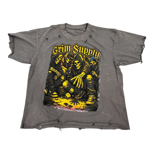 Grim Supply Dice T-Shirt ‘Brown’