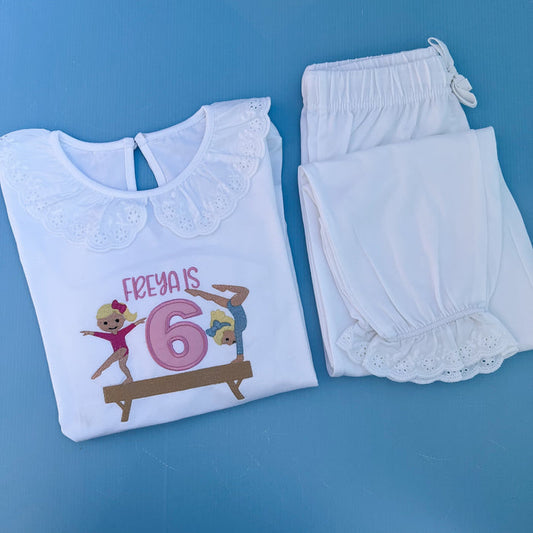 Gymnastic Birthday Pyjamas