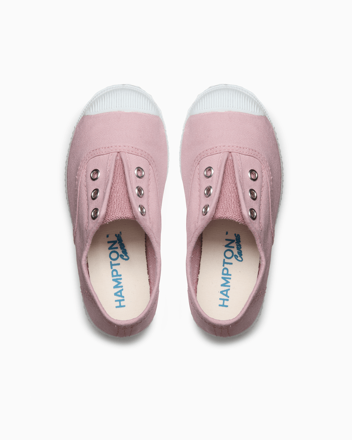 Hampton Canvas Canvas Shoes Hampton Canvas Plum Plimsolls in Dusky Rose