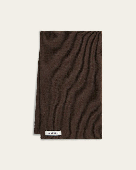 Heavy Seawool Scarf Dark Brown