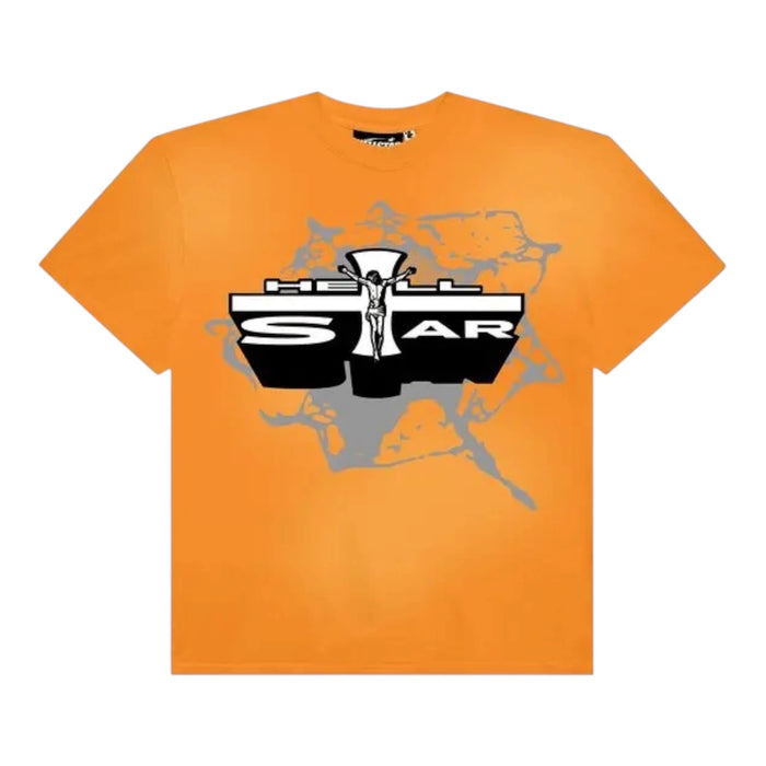 Hellstar Jesus T-Shirt ‘Orange’