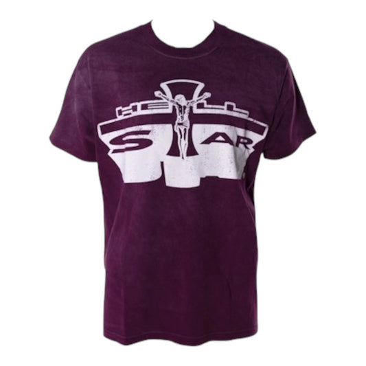 Hellstar Jesus T-Shirt ‘Purple’