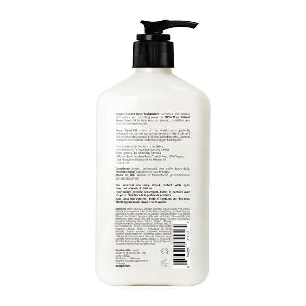 HEMPZ Original Herbal Hemp Seed Oil Body Moisturiser Lotion 500mL