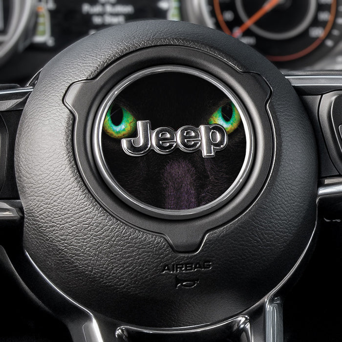 Here Kitty Kitty Steering Wheel Decal
