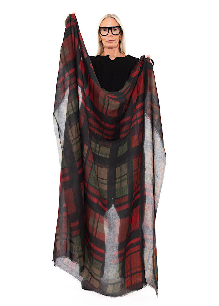 HERITAGE CHECK SCARF
