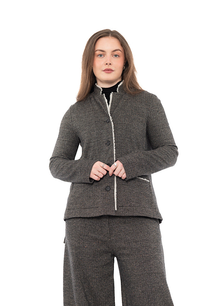 HERRINGBONE APRILE I JACKET