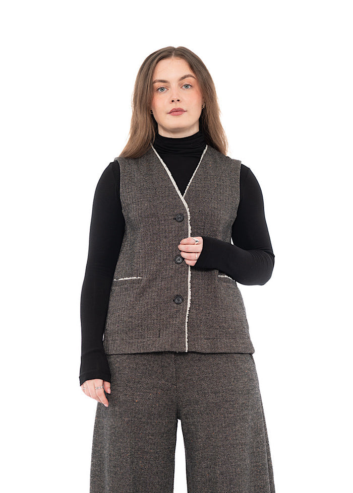 HERRINGBONE GENNY I WAISTCOAT