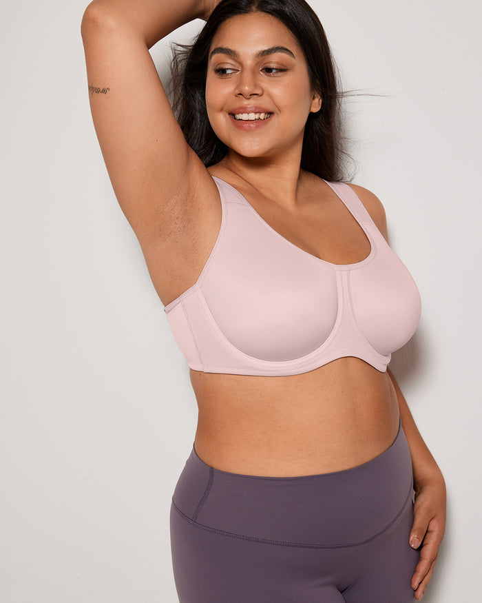 Women's High Impact Sports Bra Rosa Pink