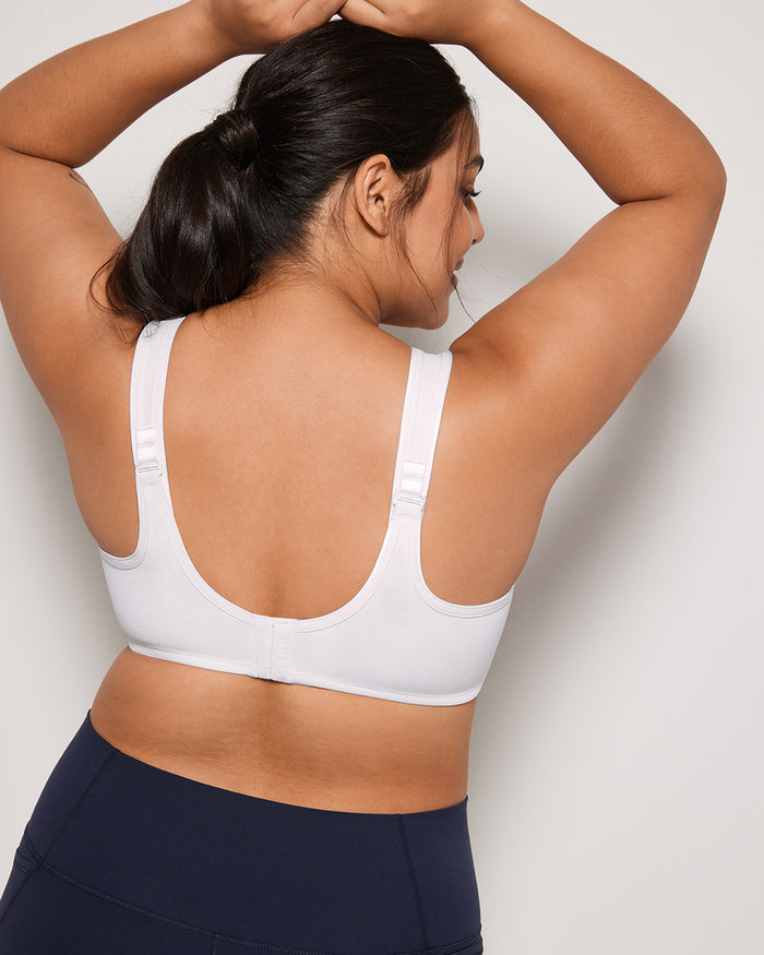 Women's High Impact Sports Bra White