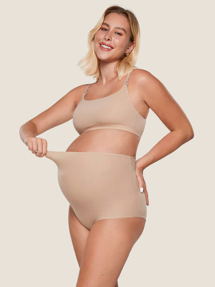High Waist Full Coverage Maternity Panties 2 Pack