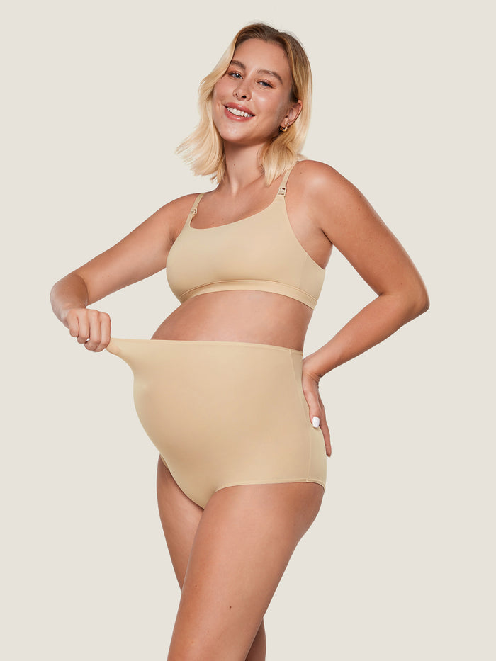 High Waist Full Coverage Maternity Panties 2 Pack