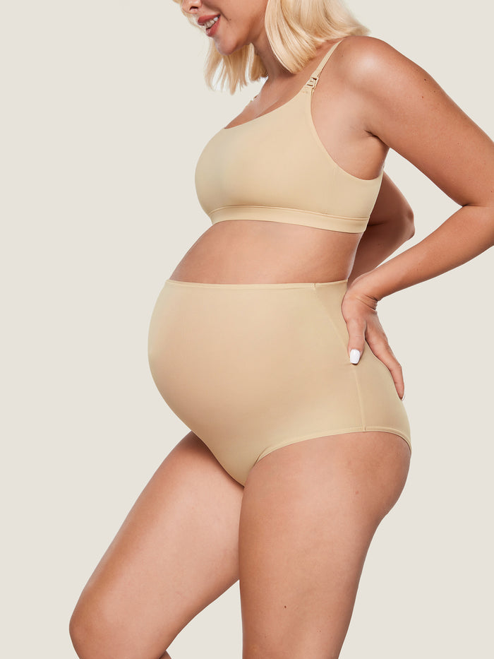 High Waist Full Coverage Maternity Panties 2 Pack