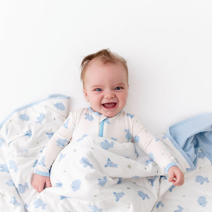 Hippo Baby Blanket