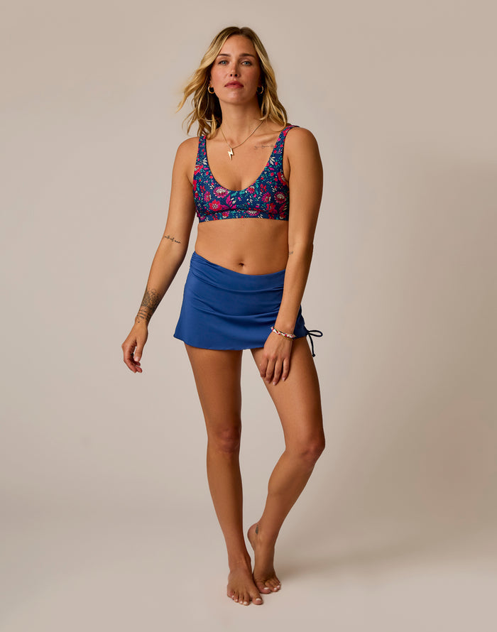 Hoku Swim Skirt: Setsail