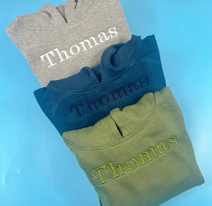 Hoodie with font of choice
