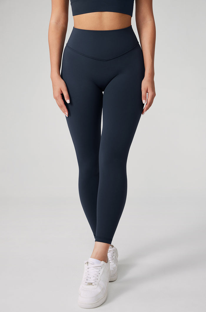 Women's Hugcurve No Front Seam Leggings 25" Twilight Blue