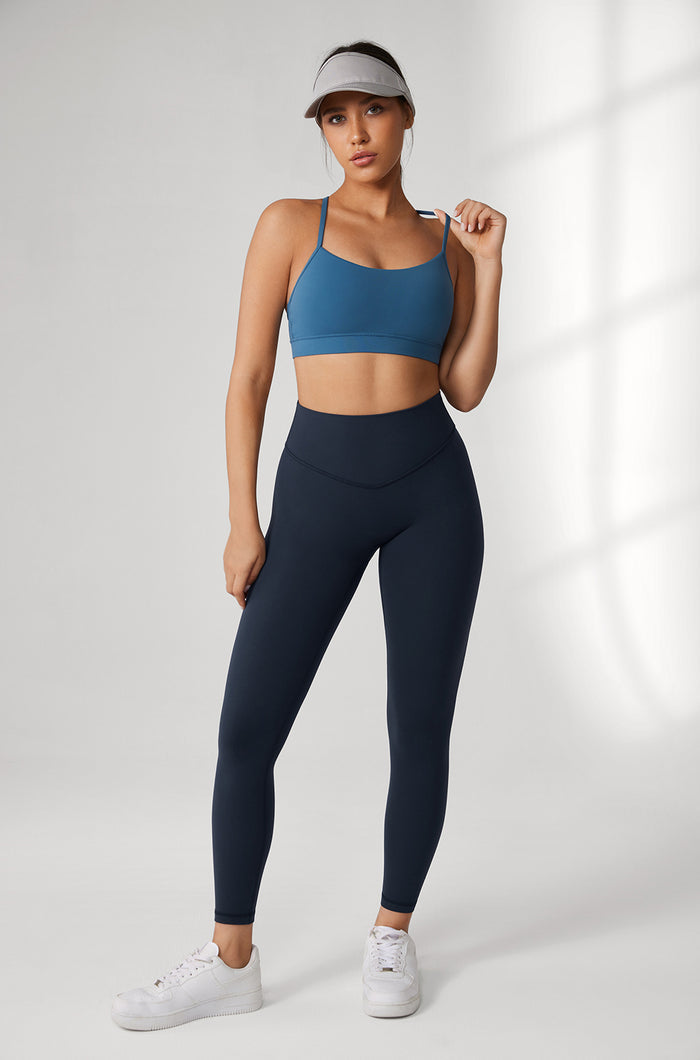 Women's Hugcurve No Front Seam Leggings 25" Twilight Blue