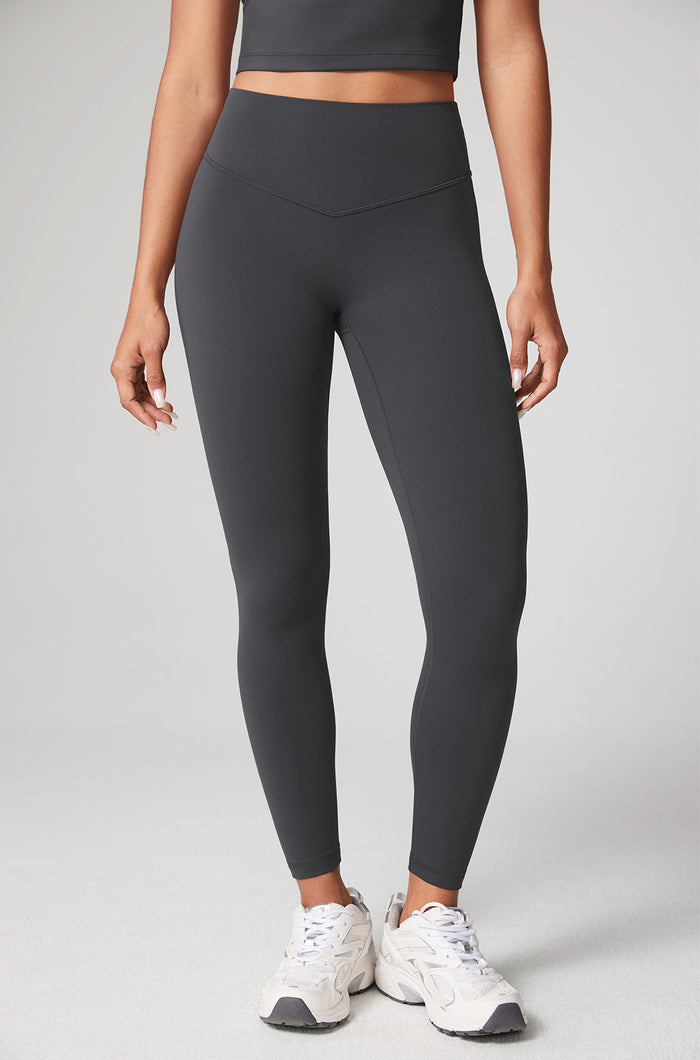 Women's Hugcurve No Front Seam Leggings 25" Graphite Grey