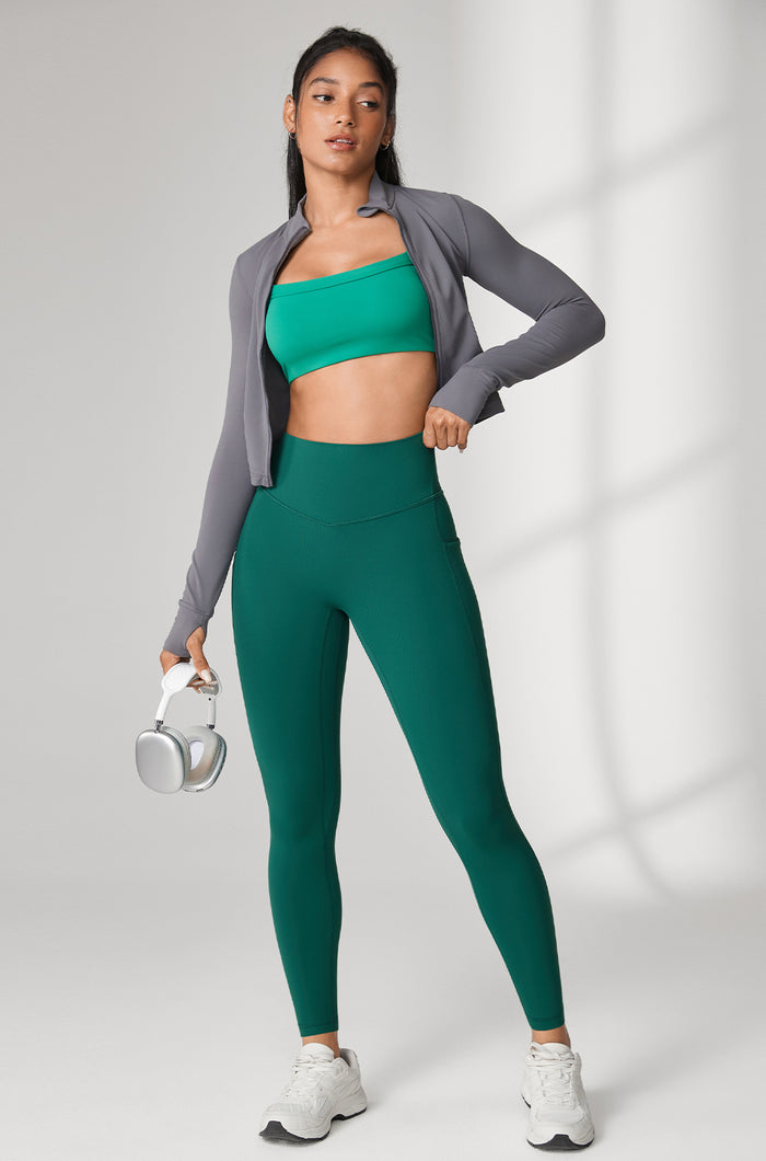Hugcurve No Front Seam Pocket Leggings 25''