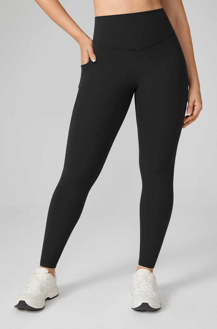 Hugcurve No Front Seam Pocket Leggings 25''