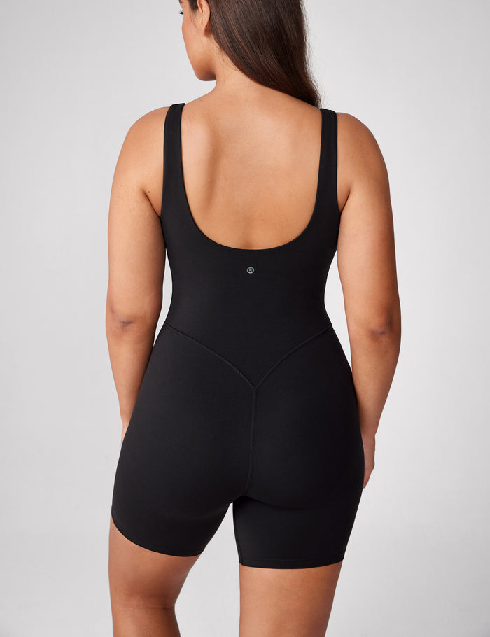 Hugcurve V Neck Workout Romper