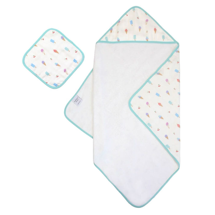 Ice Cream Hooded Towel Set