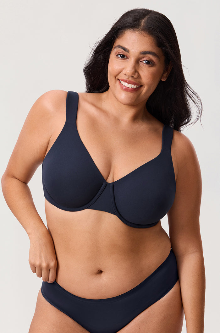 Women's Inbarely® Lift Full Coverage Seamless Bra Deep Ocean Blue