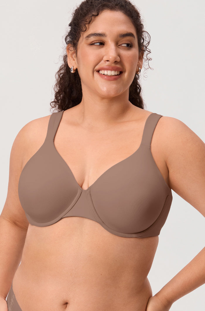 Women's Inbarely® Lift Full Coverage Seamless Bra Brown Purple