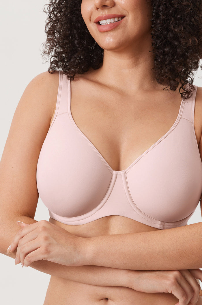 Women's Everyday Full Coverage Underwire Bra Gentle Rose
